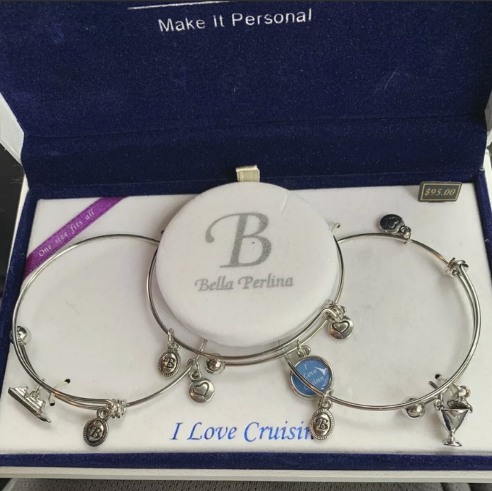 Bella perlina silver tone